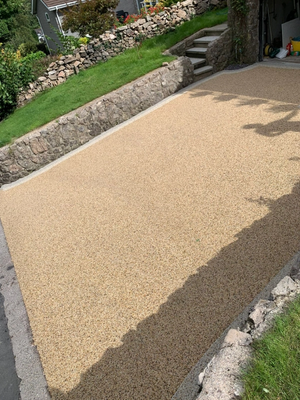 garage and showroom epoxy resin floors